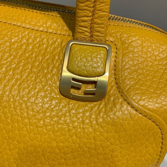 Fendi Yellow Duffle - Picture 8 of 8